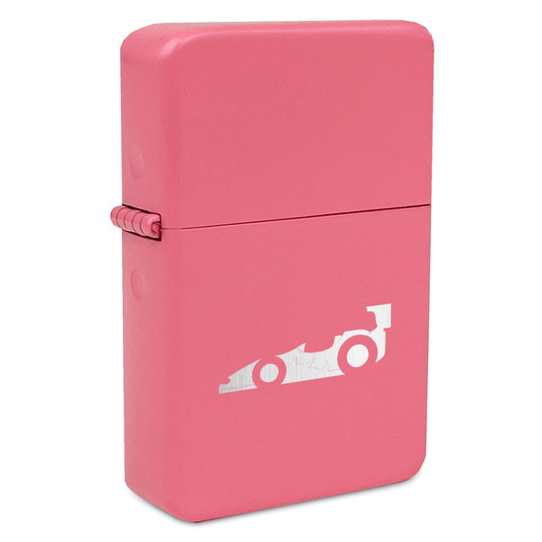 Racing Car Windproof Lighters - Pink - Front/Main