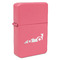 Racing Car Windproof Lighter - Pink - Single Sided