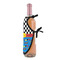 Racing Car Wine Bottle Apron - DETAIL WITH CLIP ON NECK