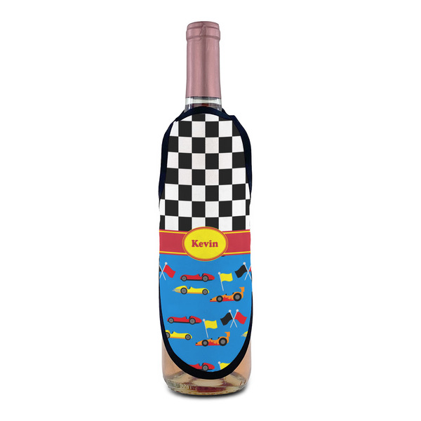 Racing Car Wine Bottle Apron - IN CONTEXT