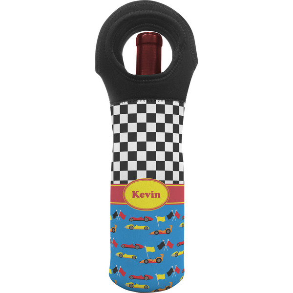 Custom Racing Car Wine Tote Bag (Personalized)