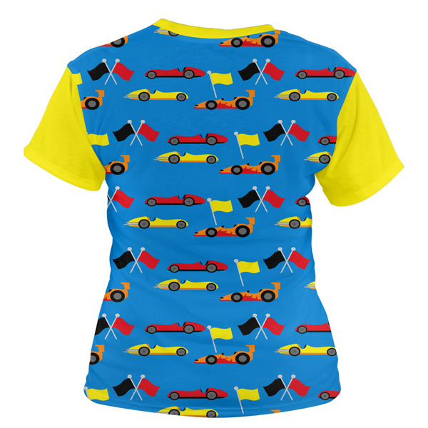 Racing Car Women's T-shirt Back