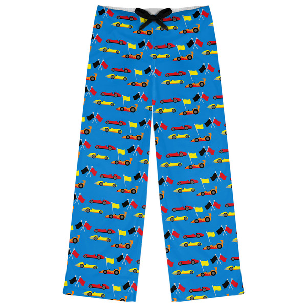 Custom Racing Car Womens Pajama Pants - XS
