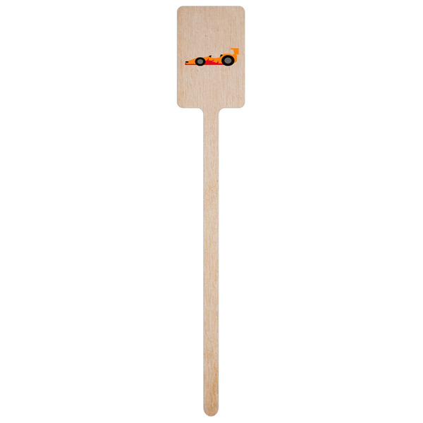 Racing Car Wooden 6.25" Stir Stick - Rectangular - Single Stick