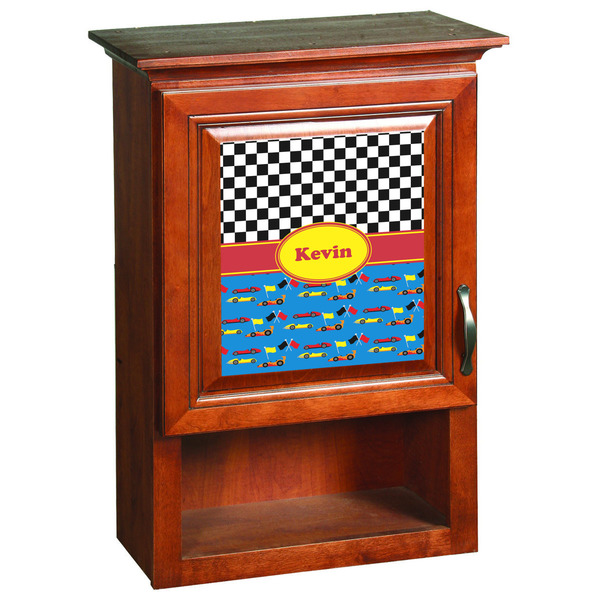 Racing Car Wooden Cabinet Decal (Medium)