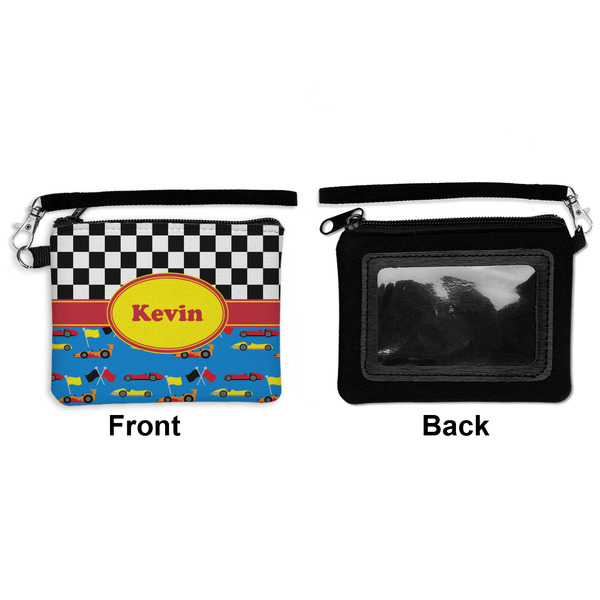 Racing Car Wristlet ID Cases - Front & Back