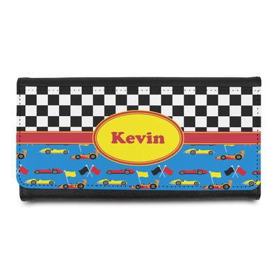 Racing Car Leatherette Ladies Wallet (Personalized)