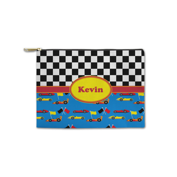 Custom Racing Car Zipper Pouch - Small - 8.5"x6" (Personalized)