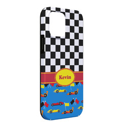 Racing Car iPhone Case - Rubber Lined - iPhone 13 Pro Max (Personalized)