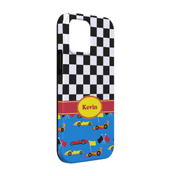 Racing Car iPhone Case - Rubber Lined - iPhone 13 Pro (Personalized)