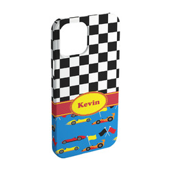 Racing Car iPhone Case - Plastic - iPhone 15 (Personalized)