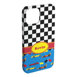 Racing Car iPhone Case - Plastic (Personalized)