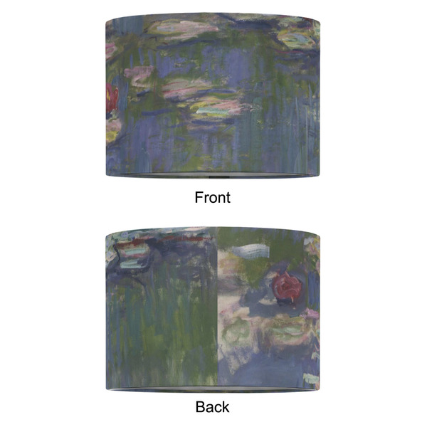 Water Lilies by Claude Monet 12" Drum Lampshade - APPROVAL (Fabric)