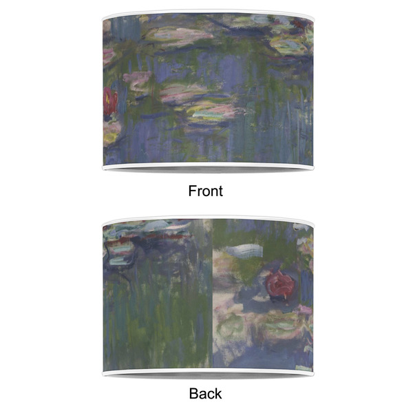 Water Lilies by Claude Monet 12" Drum Lampshade - APPROVAL (Poly Film)