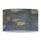 Water Lilies by Claude Monet 12" Drum Lampshade - FRONT (Poly Film)