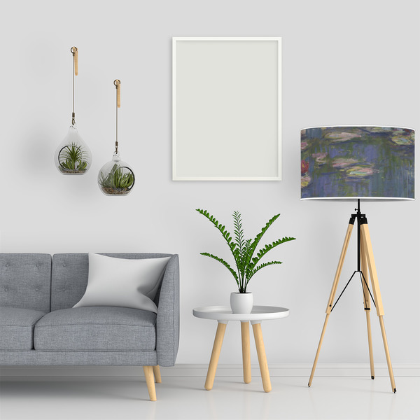 Water Lilies by Claude Monet 12" Drum Lampshade - LIFESTYLE