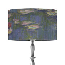 Water Lilies by Claude Monet 12" Drum Lamp Shade - Fabric