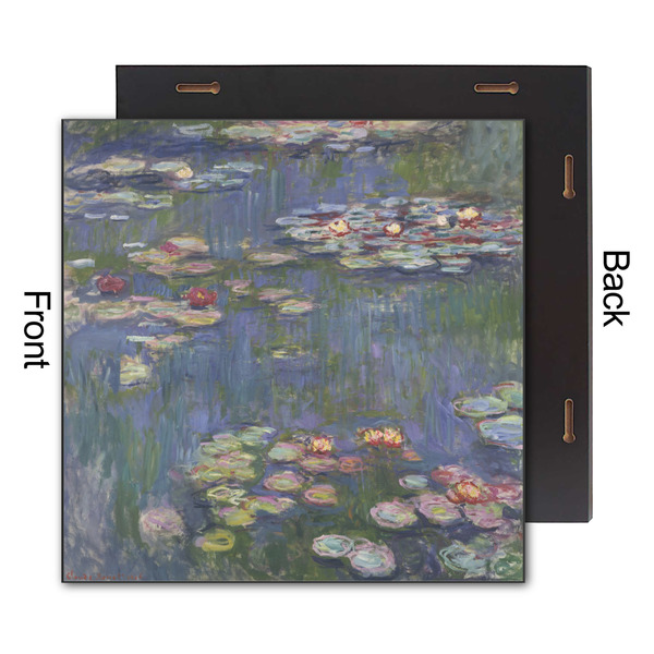 Water Lilies by Claude Monet 12x12 Wood Print - Front & Back View