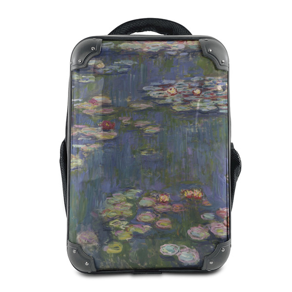 Custom Water Lilies by Claude Monet 15" Hard Shell Backpack
