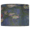 Water Lilies by Claude Monet 16" Drum Lampshade - FRONT (Fabric)