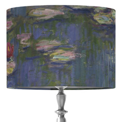 Water Lilies by Claude Monet 16" Drum Lamp Shade - Fabric