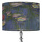 Water Lilies by Claude Monet 16" Drum Lampshade - ON STAND (Fabric)