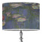 Water Lilies by Claude Monet 16" Drum Lampshade - ON STAND (Poly Film)