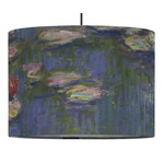 Water Lilies by Claude Monet Drum Pendant Lamp