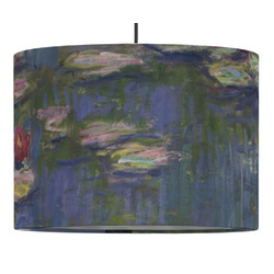 Water Lilies by Claude Monet Drum Pendant Lamp