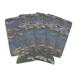 Water Lilies by Claude Monet Can Cooler (16 oz) - Set of 4