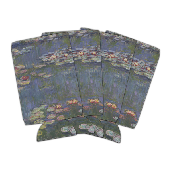 Custom Water Lilies by Claude Monet Can Cooler (16 oz) - Set of 4