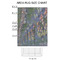 Water Lilies by Claude Monet 2'x3' Indoor Area Rugs - Size Chart