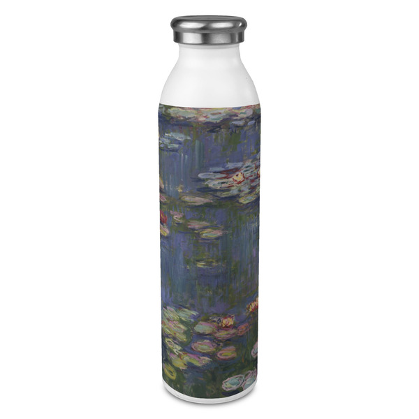 Custom Water Lilies by Claude Monet 20oz Stainless Steel Water Bottle - Full Print
