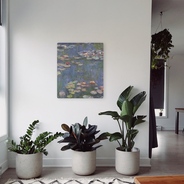 Water Lilies by Claude Monet 20x24 - Canvas Print - In Context