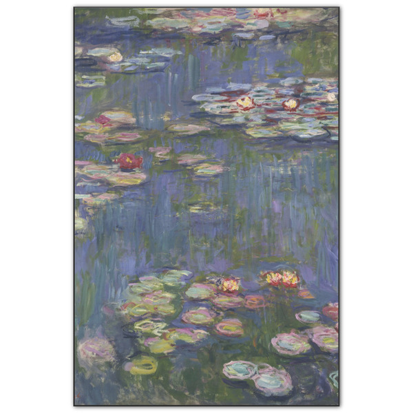 Custom Water Lilies by Claude Monet Wood Print - 20x30