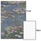 Water Lilies by Claude Monet 24x36 - Matte Poster - Front & Back