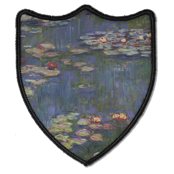 Custom Water Lilies by Claude Monet Iron On Shield Patch B