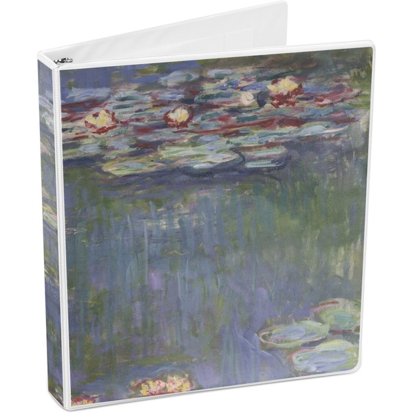 Water Lilies by Claude Monet 3-Ring Binder 3/4 - Main