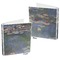 Water Lilies by Claude Monet 3-Ring Binder Front and Back