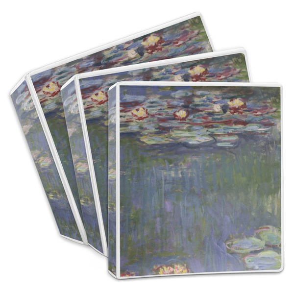 Custom Water Lilies by Claude Monet 3-Ring Binder