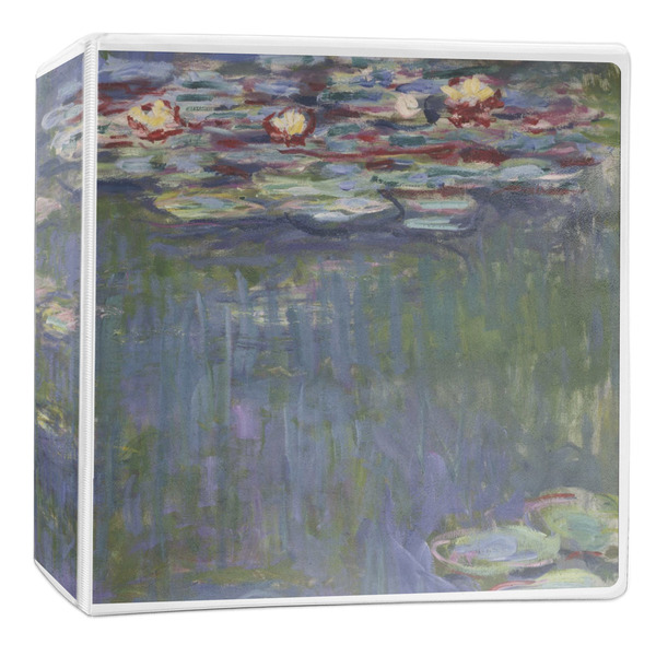 Custom Water Lilies by Claude Monet 3-Ring Binder - 2 inch