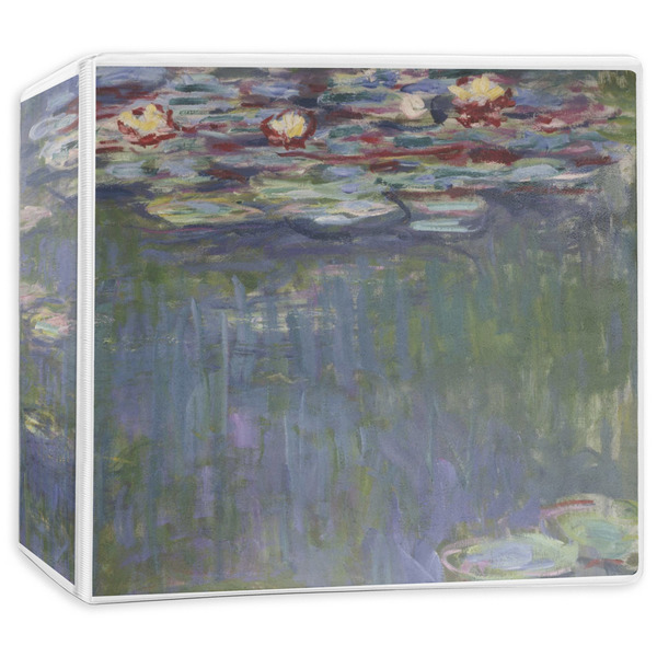 Custom Water Lilies by Claude Monet 3-Ring Binder - 3 inch