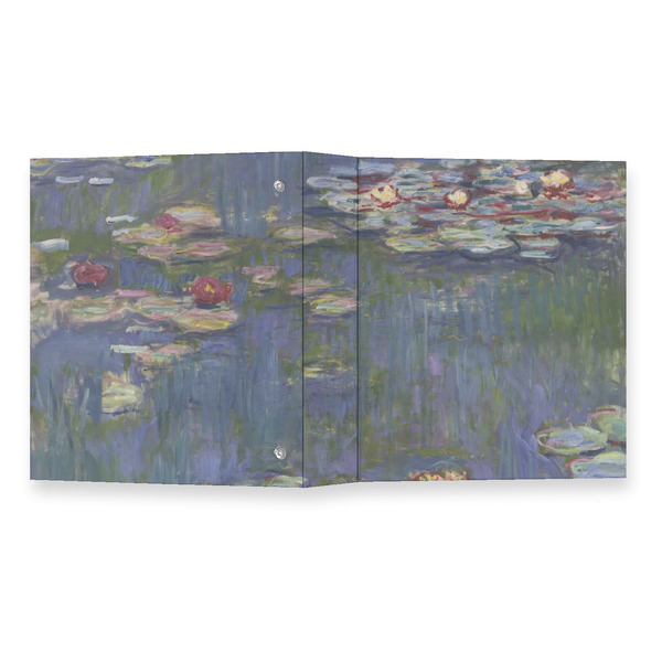 Water Lilies by Claude Monet 3 Ring Binders - Full Wrap - 1" - OPEN OUTSIDE