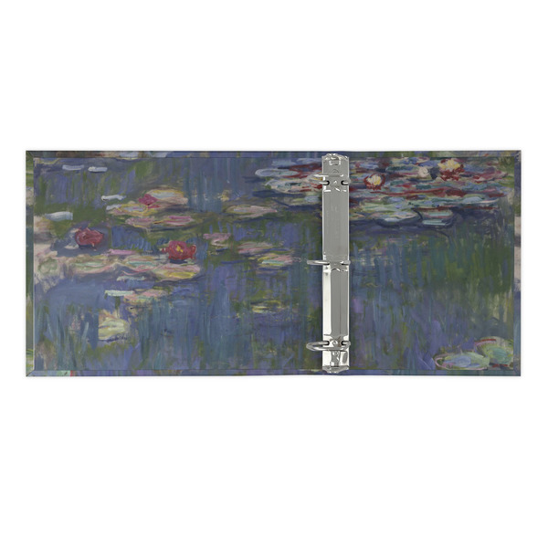 Water Lilies by Claude Monet 3 Ring Binders - Full Wrap - 2" - OPEN INSIDE