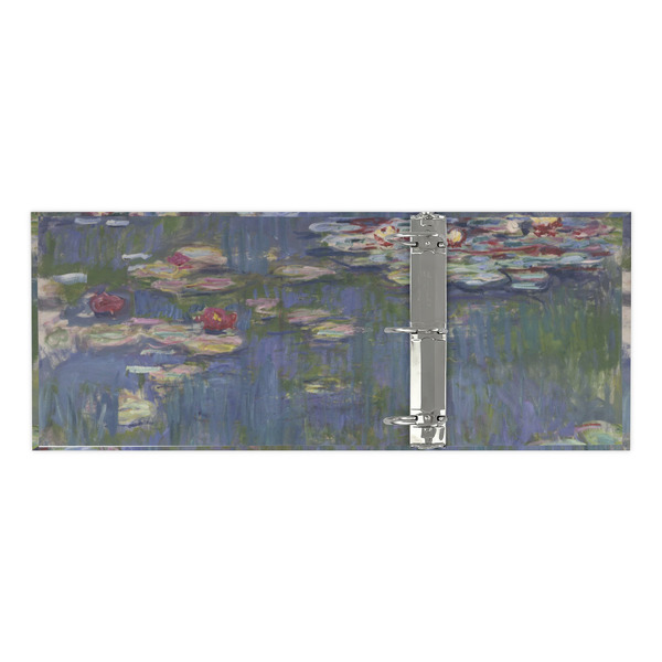 Water Lilies by Claude Monet 3 Ring Binders - Full Wrap - 3" - OPEN INSIDE