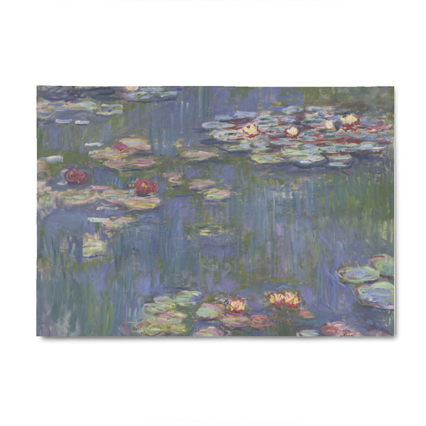 Custom Water Lilies by Claude Monet 4' x 6' Indoor Area Rug