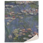 Water Lilies by Claude Monet Sherpa Throw Blanket - 50"x60"