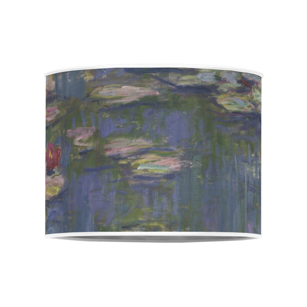 Water Lilies by Claude Monet 8" Drum Lampshade - FRONT (Poly Film)