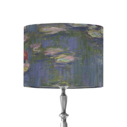 Water Lilies by Claude Monet 8" Drum Lamp Shade - Fabric