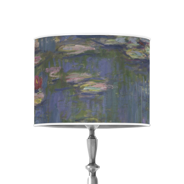 Water Lilies by Claude Monet 8" Drum Lampshade - ON STAND (Poly Film)